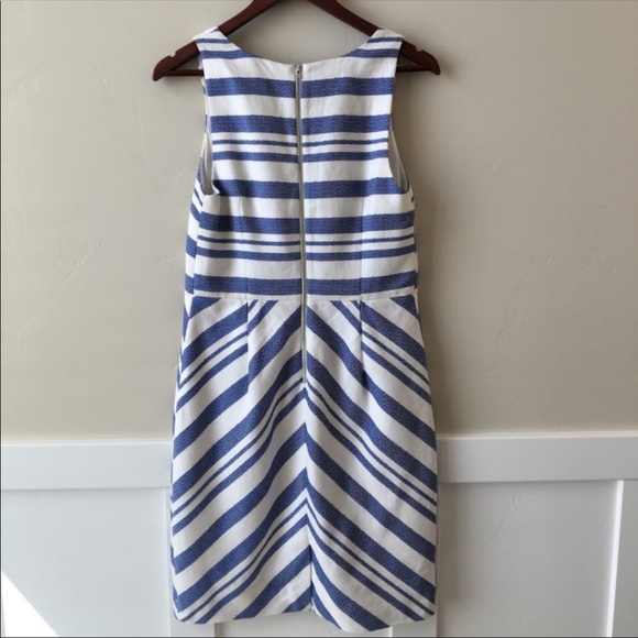 The Limited Woven Blue Stripe Dress - Picture 2 of 3